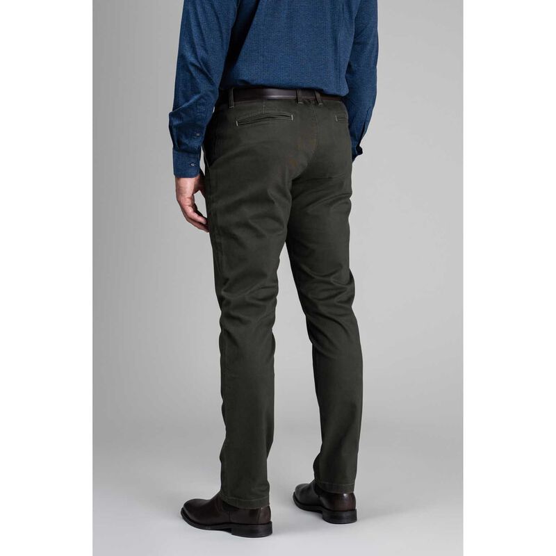 Rembrandt Tyler Dusty Olive Brushed Twill Chino image number 1